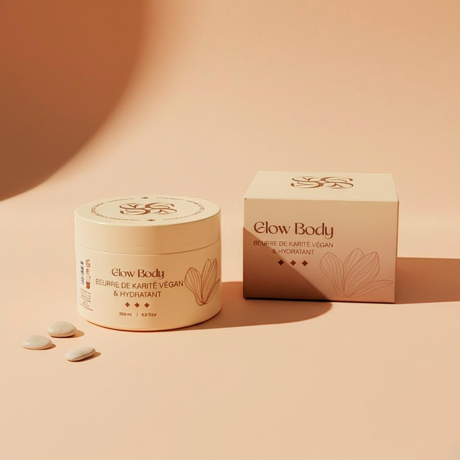 Beurre Corporel Végan & Hydratant | Soin Intense 24h